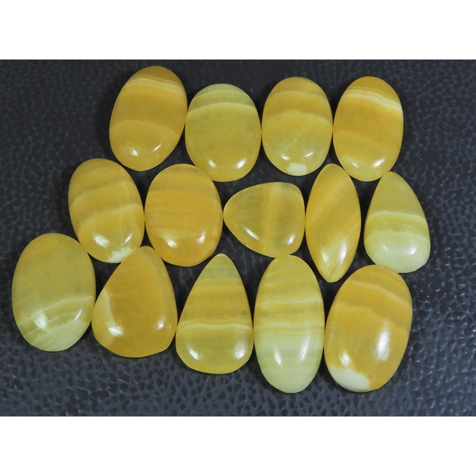 270Cts. Натуральный желтый кружевной агат микс кабошон россыпь драгоценных камней лот 14 шт. C-225
270Cts. Натуральный желтый кружевной агат микс кабошон россыпь драгоценных камней лот 14 шт. C-225