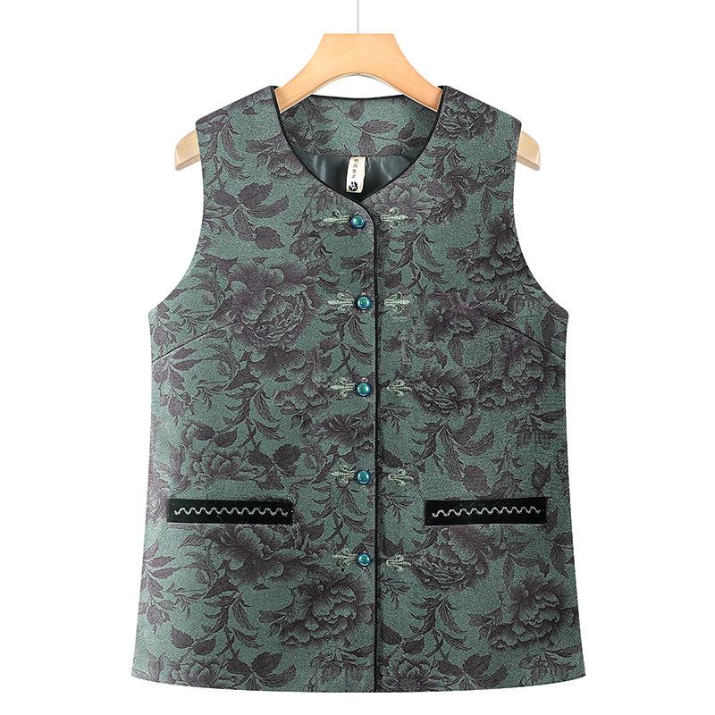 2026 Retro Cardigan Vest for Middle-aged & Elderly Women - Spring & Autumn Shawl 6XL (Recommended up to 180 jin)
2026 Retro Cardigan Vest for Middle-aged & Elderly Women - Spring & Autumn Shawl 6XL (Recommended up to 180 jin)