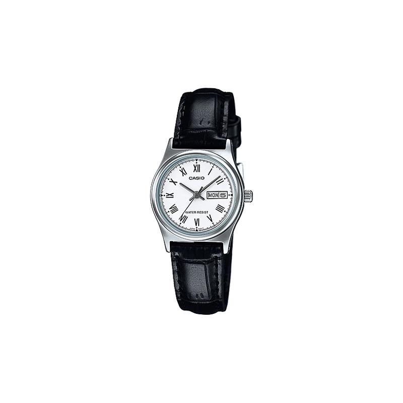 Casio business simple fashion classic pointer Roman scale date day display small dial waterproof quartz movement leather strap Japanese LTP-V006L-7B белый
Casio business simple fashion classic pointer Roman scale date day display small dial waterproof quartz movement leather strap Japanese LTP-V006L-7B белый