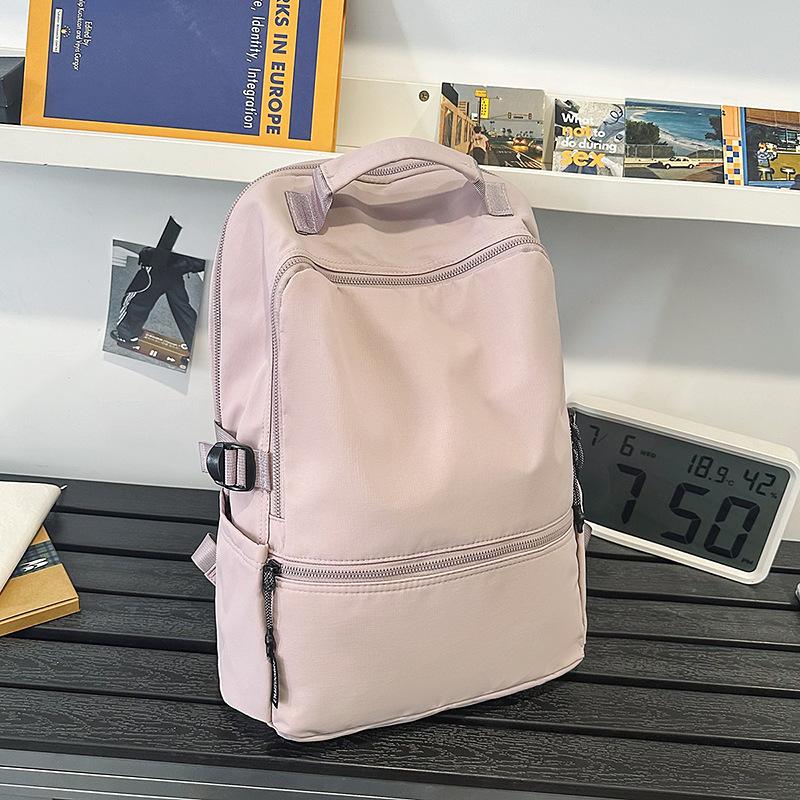 Japanese solid color schoolbag for male high school students, lightweight and simple travel backpack for men, large-capacity student computer backpack розовый
Japanese solid color schoolbag for male high school students, lightweight and simple travel backpack for men, large-capacity student computer backpack розовый