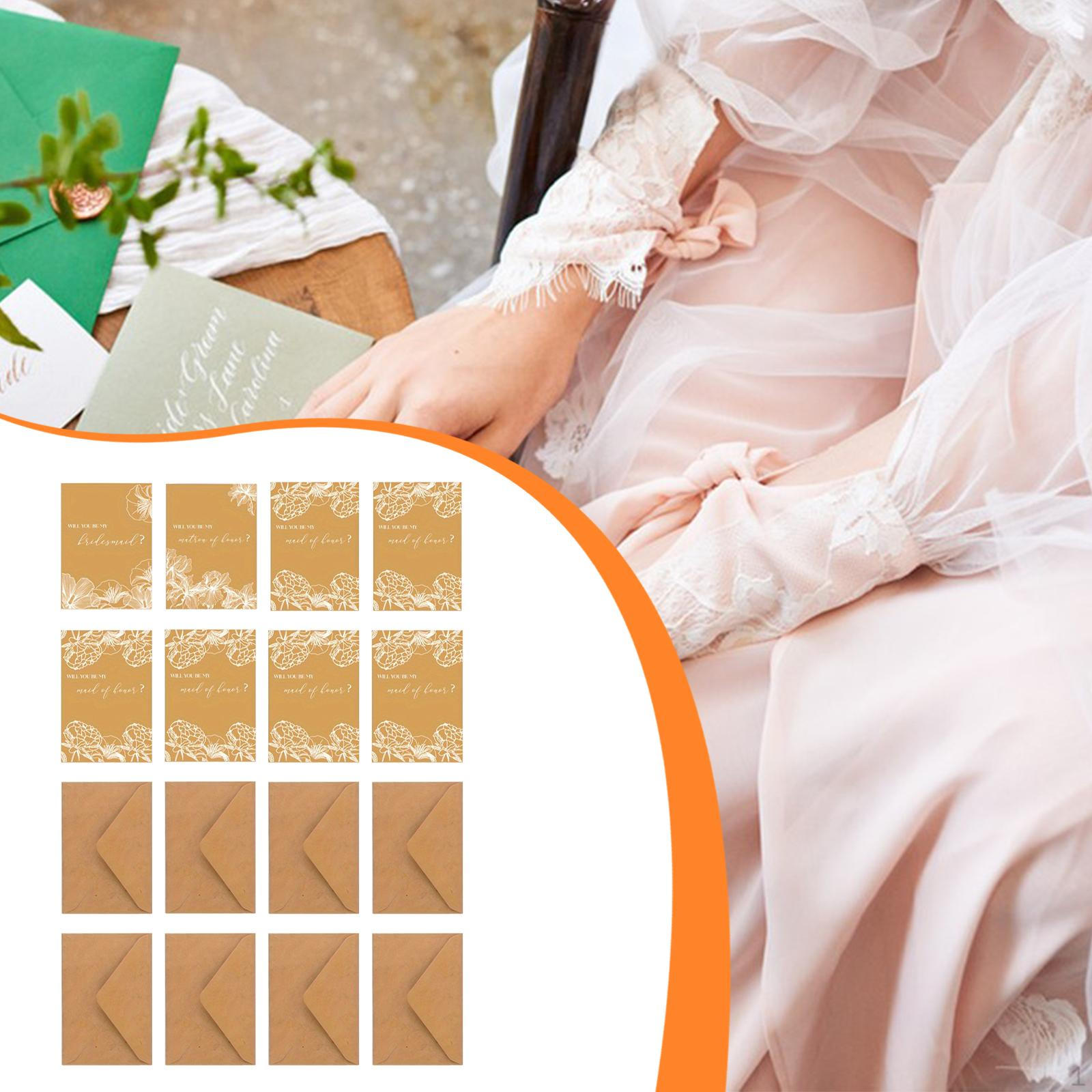 8x Bridesmaid Proposal Cards Ask Thick Paper Floral Romantic Classic Elegant 4x6
8x Bridesmaid Proposal Cards Ask Thick Paper Floral Romantic Classic Elegant 4x6