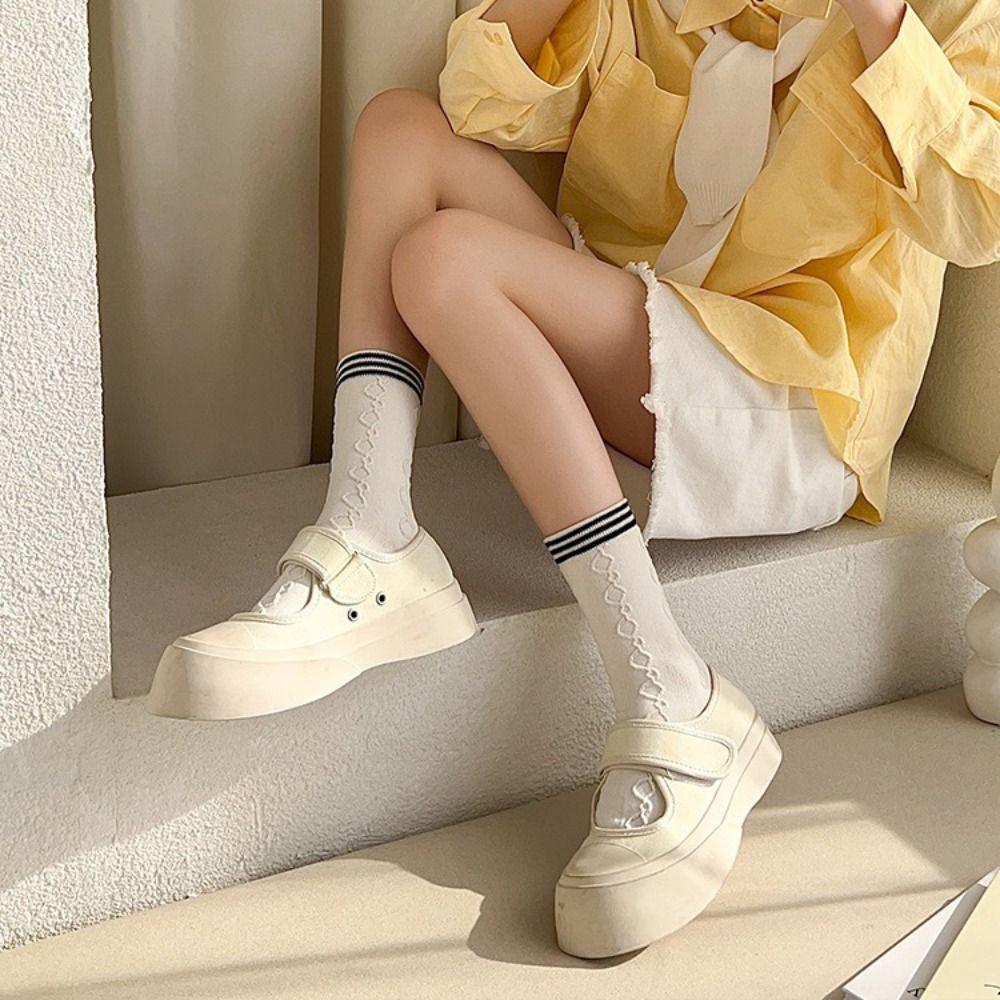 5Pairs White Ruffle Lace Socks Stripe Summer Tube Socks Sweet JK Stockings for Women Streetwear 5Pairs
5Pairs White Ruffle Lace Socks Stripe Summer Tube Socks Sweet JK Stockings for Women Streetwear 5Pairs