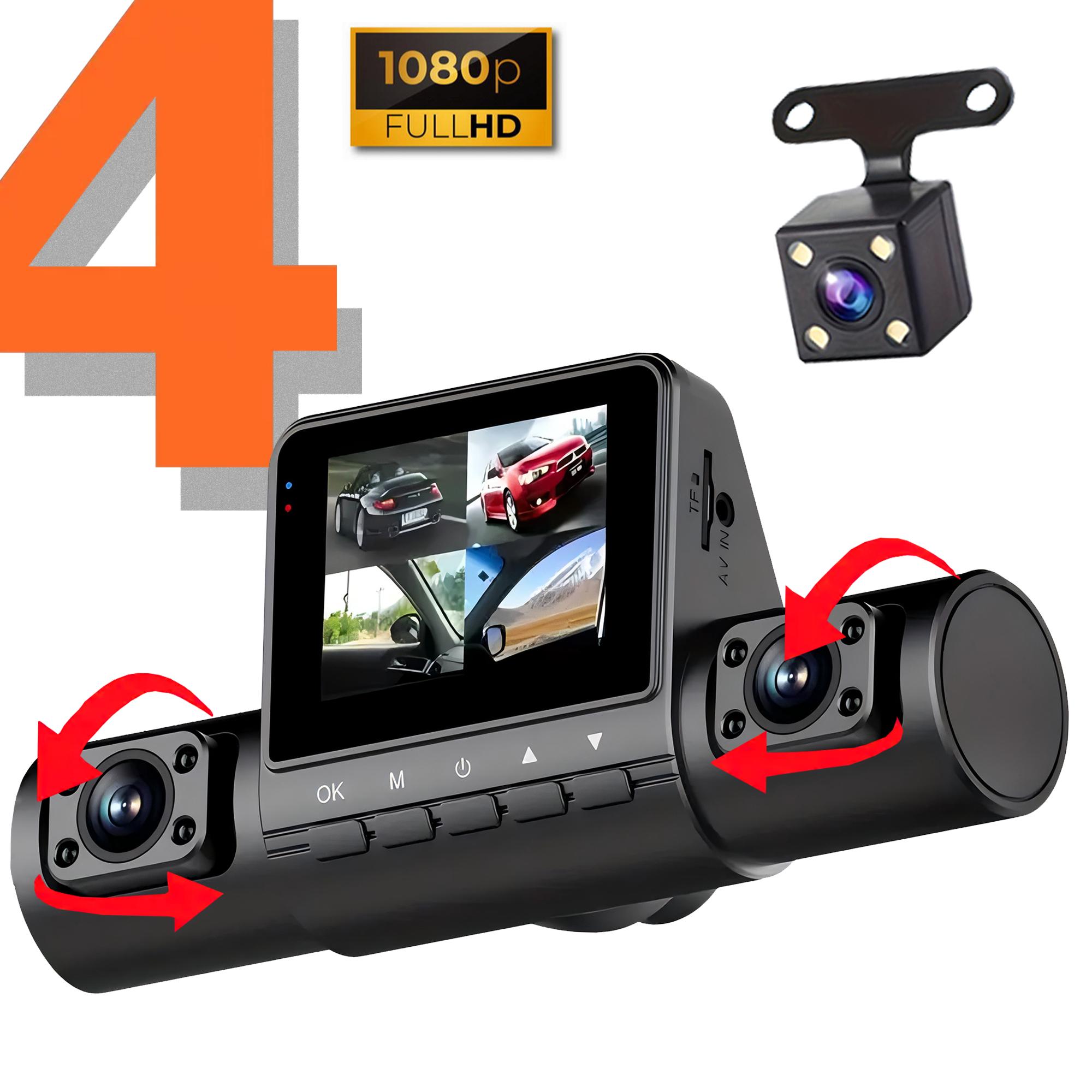 Car Dash Cam 4 Channel Black Box Driving Camera FHD 1080P Front Left Right Rear Night Vision Loop Recording 24H Parking Monitor No SD Card
Car Dash Cam 4 Channel Black Box Driving Camera FHD 1080P Front Left Right Rear Night Vision Loop Recording 24H Parking Monitor No SD Card