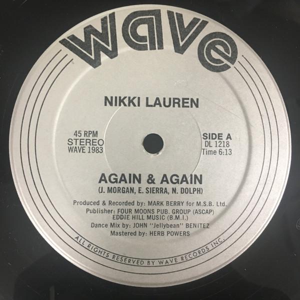 12inch Record NIKKI LAUREN - Again & Again DL1218 Wave 1983 US Dance & Electronica Used
12inch Record NIKKI LAUREN - Again & Again DL1218 Wave 1983 US Dance & Electronica Used