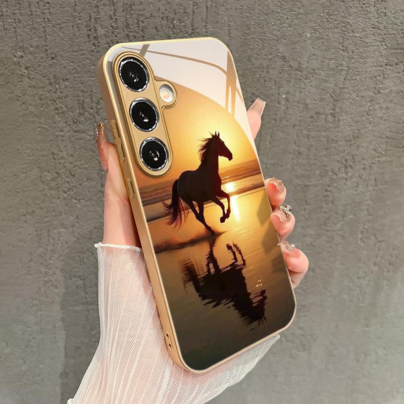 Sunset Beach Wild Horse Pattern Glass Phone Case Suitable for Samsung for GalaxyS26 S25 S24 S22 S21 S20FE Ultra Plus 5GAnti Drop Galaxy S22 plus 5G
Sunset Beach Wild Horse Pattern Glass Phone Case Suitable for Samsung for GalaxyS26 S25 S24 S22 S21 S20FE Ultra Plus 5GAnti Drop Galaxy S22 plus 5G