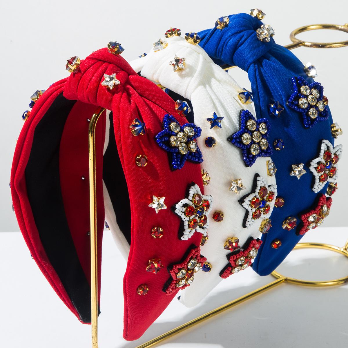 Luxury Diamond Studded Headband Fabric With Rice Beads And Star Studded Hair Accessories Women s Fashion Hairband Hair Band Hoop
Luxury Diamond Studded Headband Fabric With Rice Beads And Star Studded Hair Accessories Women s Fashion Hairband Hair Band Hoop