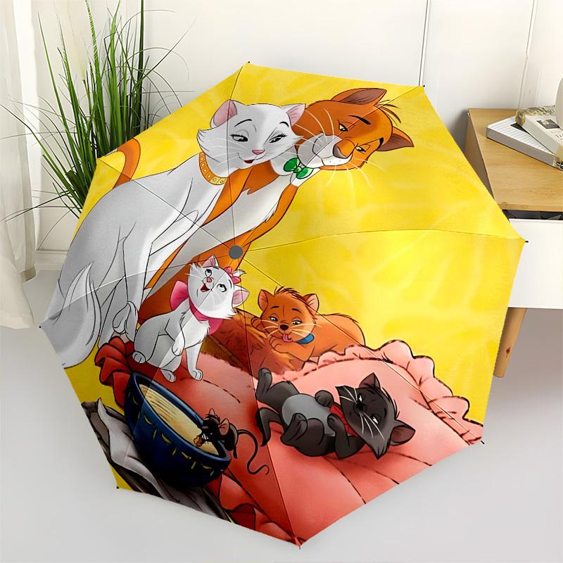 Cats, Aristocats Themed Automatic Opening and Closing Umbrella, Brightly Colored 8-rib Portable Umbrella, Suitable for Men and Women, A Perfect Gift f
Cats, Aristocats Themed Automatic Opening and Closing Umbrella, Brightly Colored 8-rib Portable Umbrella, Suitable for Men and Women, A Perfect Gift f