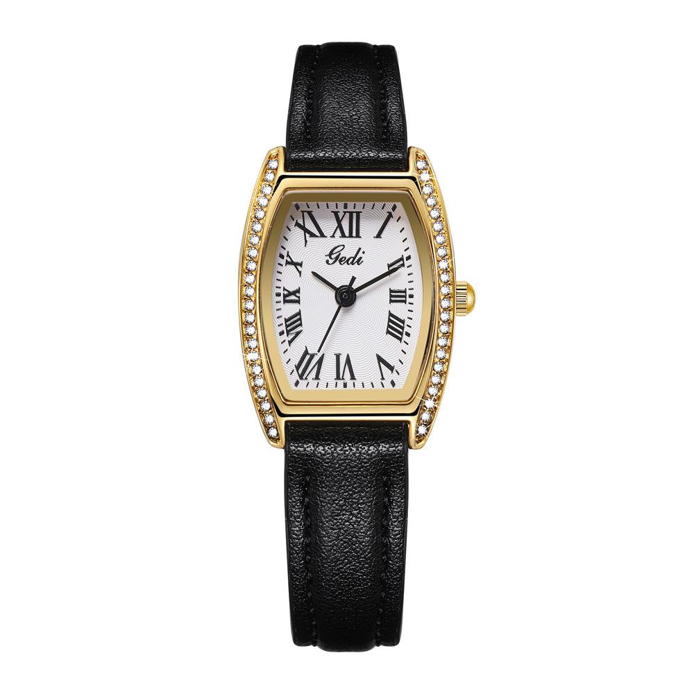 Новые женские часы Niche в форме бочки, модные и простые поясные часы, студенческие повседневные кварцевые часы
Новые женские часы Niche в форме бочки, модные и простые поясные часы, студенческие повседневные кварцевые часы