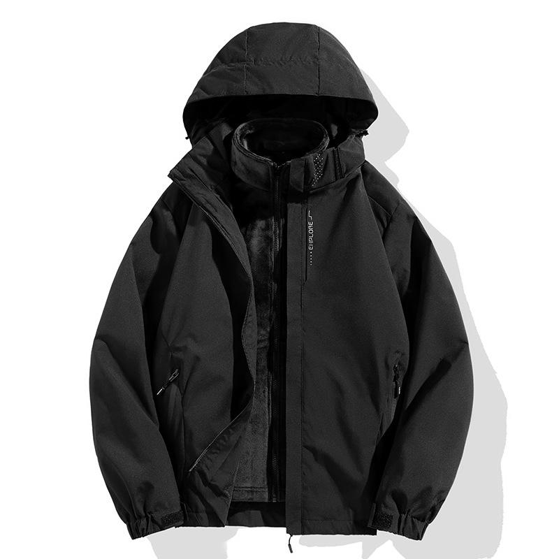 Unisex Silver Fox Fleece 3-in-1 Windbreaker, Detachable Two-Piece Velvet-Thickened Hiking Jacket for Couples 3XL
Unisex Silver Fox Fleece 3-in-1 Windbreaker, Detachable Two-Piece Velvet-Thickened Hiking Jacket for Couples 3XL