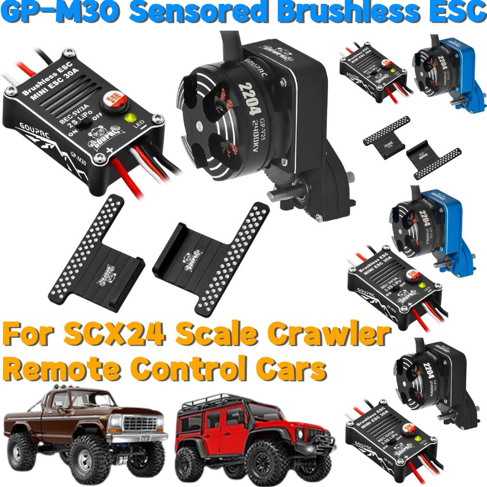 2204 2400KV Brushless Outrunner Motor with Transmission & 30A Brushless ESC для SCX24 RC Crawler Axial 1/24 RC Car Truck чорний
2204 2400KV Brushless Outrunner Motor with Transmission & 30A Brushless ESC для SCX24 RC Crawler Axial 1/24 RC Car Truck чорний