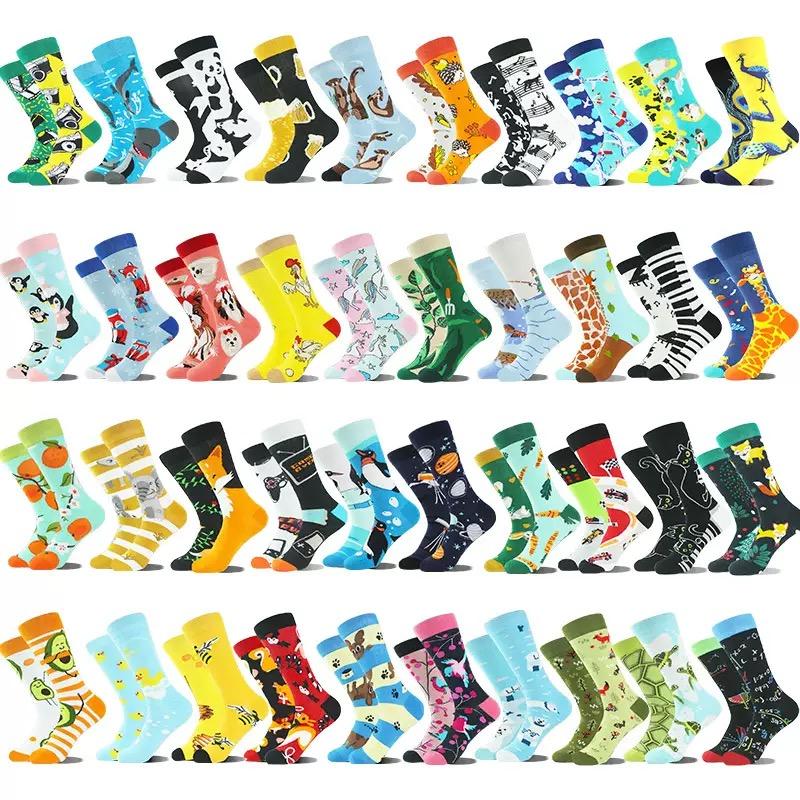 New Fashion Socks Creative animal AB Asymmetric Cotton Socks Personalized Popular Street Jacquard Couple Socks EU37-44
New Fashion Socks Creative animal AB Asymmetric Cotton Socks Personalized Popular Street Jacquard Couple Socks EU37-44