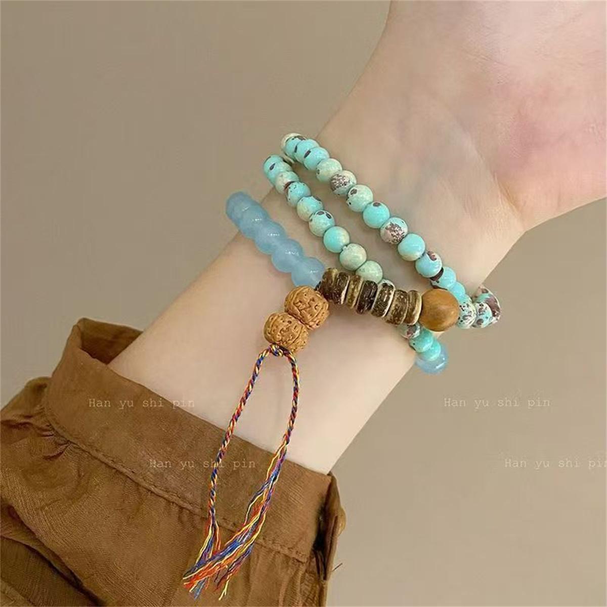 Fashion Pink Best Friend Style Beads Bracelet Collocation Texture Women Men Fashion Bead Handmade Bracelets Exquisite Jewelry
Fashion Pink Best Friend Style Beads Bracelet Collocation Texture Women Men Fashion Bead Handmade Bracelets Exquisite Jewelry