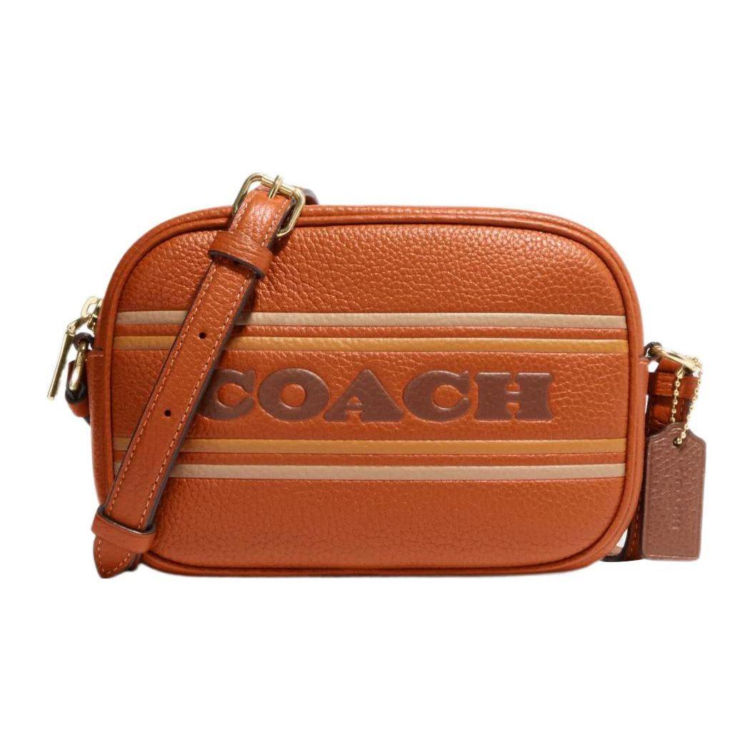 Coach Jamie 13 Letter Logo Striped Pebble Leather Camera Bag Women Shoulder Bag Brown CH308-IMNP6 Basic Set (Bag+Dust Bag)
Coach Jamie 13 Letter Logo Striped Pebble Leather Camera Bag Women Shoulder Bag Brown CH308-IMNP6 Basic Set (Bag+Dust Bag)