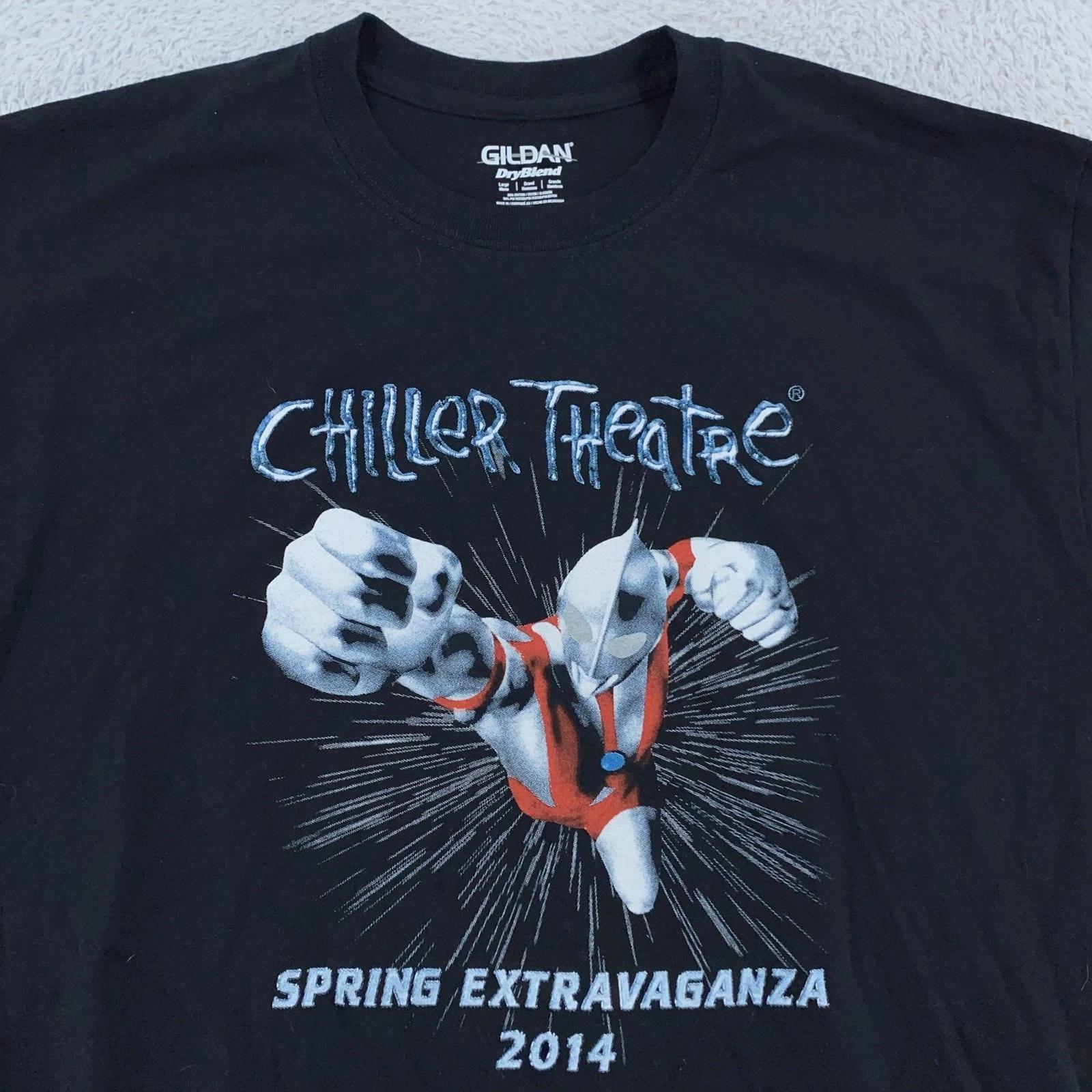 2014 Chiller Theatre Expo Horror Con T-Shirt M/L Spring Extravaganza Staff 2XL
2014 Chiller Theatre Expo Horror Con T-Shirt M/L Spring Extravaganza Staff 2XL