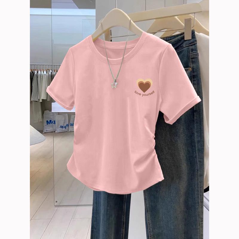 Women s Slim-Fit Short-Sleeve Round Neck T-Shirt - Autumn/Summer 2025 Trend L (110-120 lbs)
Women s Slim-Fit Short-Sleeve Round Neck T-Shirt - Autumn/Summer 2025 Trend L (110-120 lbs)