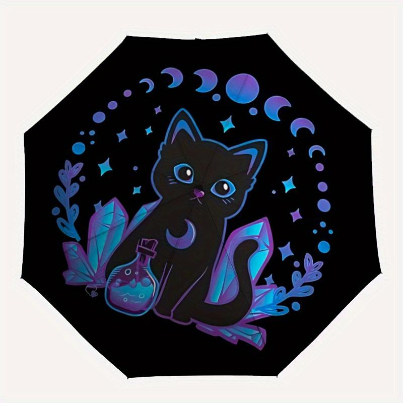 1pc Moonstone Cat Automatic Open/Close, Foldable Compact Umbrella with 8-Rib Shaft, Perfect Gift For Men And Women, Casual Style, Vibrant Mo
1pc Moonstone Cat Automatic Open/Close, Foldable Compact Umbrella with 8-Rib Shaft, Perfect Gift For Men And Women, Casual Style, Vibrant Mo