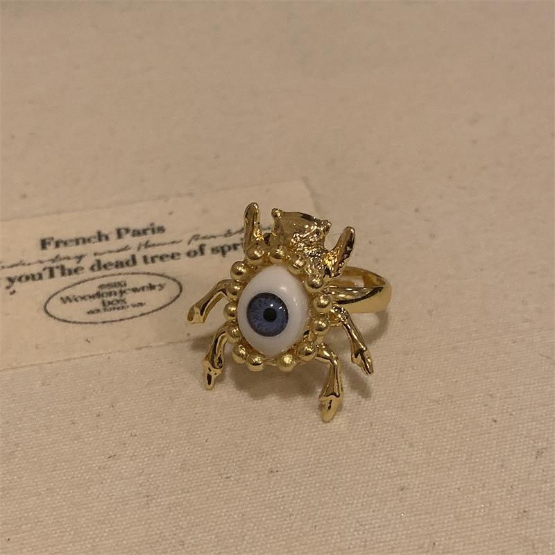 Vintage Blue Evil Eyes Insect Ring for Women Girls Exaggerated Unique Metal Animal Finger Ring Party Jewelry Gifts
Vintage Blue Evil Eyes Insect Ring for Women Girls Exaggerated Unique Metal Animal Finger Ring Party Jewelry Gifts