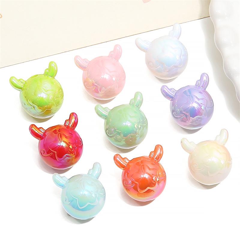 Acrylic Dragon Horn Bead Cartoon DIY Phone Chain Pendant Accessories for Kids 18x18mm, Hole ~2mm, 2 beads/package бежевый
Acrylic Dragon Horn Bead Cartoon DIY Phone Chain Pendant Accessories for Kids 18x18mm, Hole ~2mm, 2 beads/package бежевый