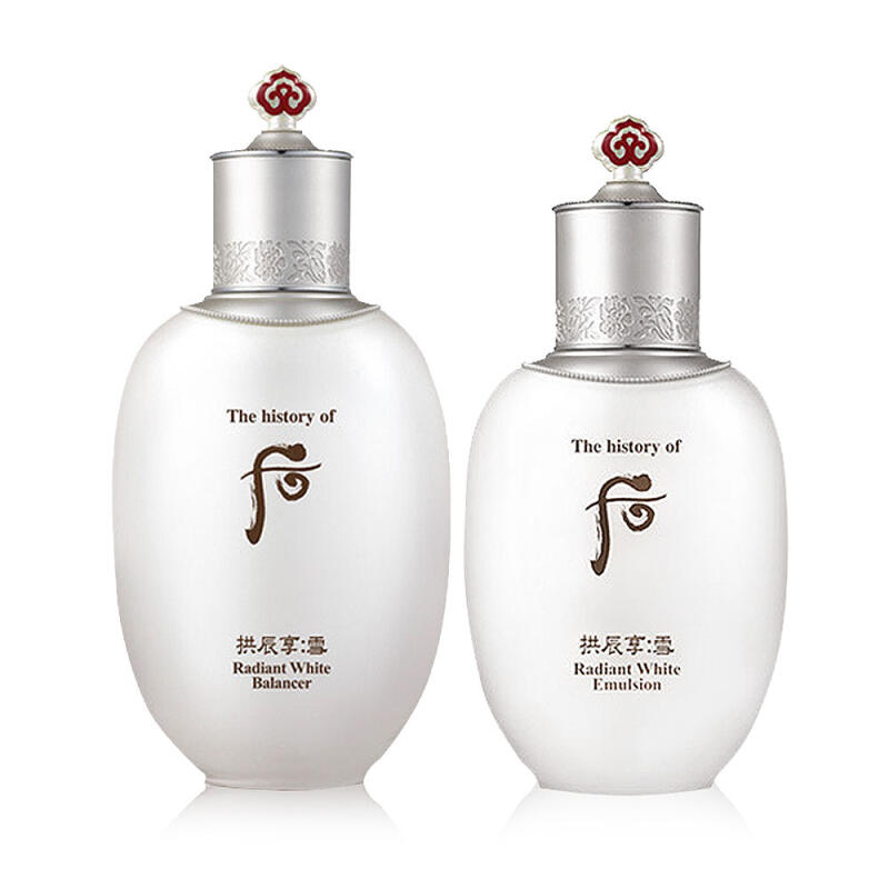 THE WHOO Gongjinhyang Seol Whitening 2-piece Set (Balancer + Lotion)
THE WHOO Gongjinhyang Seol Whitening 2-piece Set (Balancer + Lotion)