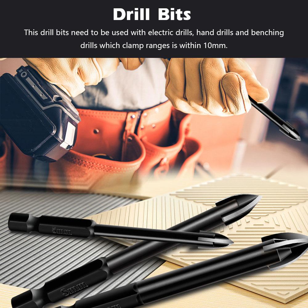 6 PCS Universal Drill Bit Set Carbide Drill Bit Multifunctional Drill Bits Glass Ceramic Full Ceramic Tile Wall Wood чёрный
6 PCS Universal Drill Bit Set Carbide Drill Bit Multifunctional Drill Bits Glass Ceramic Full Ceramic Tile Wall Wood чёрный