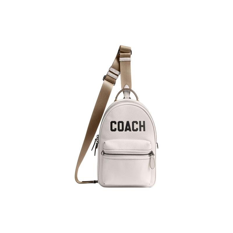 COACH Charter 19 Zip closure Soft polished pebbled leather Shoulder crossbody bag Small Men s Chalk White білий
COACH Charter 19 Zip closure Soft polished pebbled leather Shoulder crossbody bag Small Men s Chalk White білий