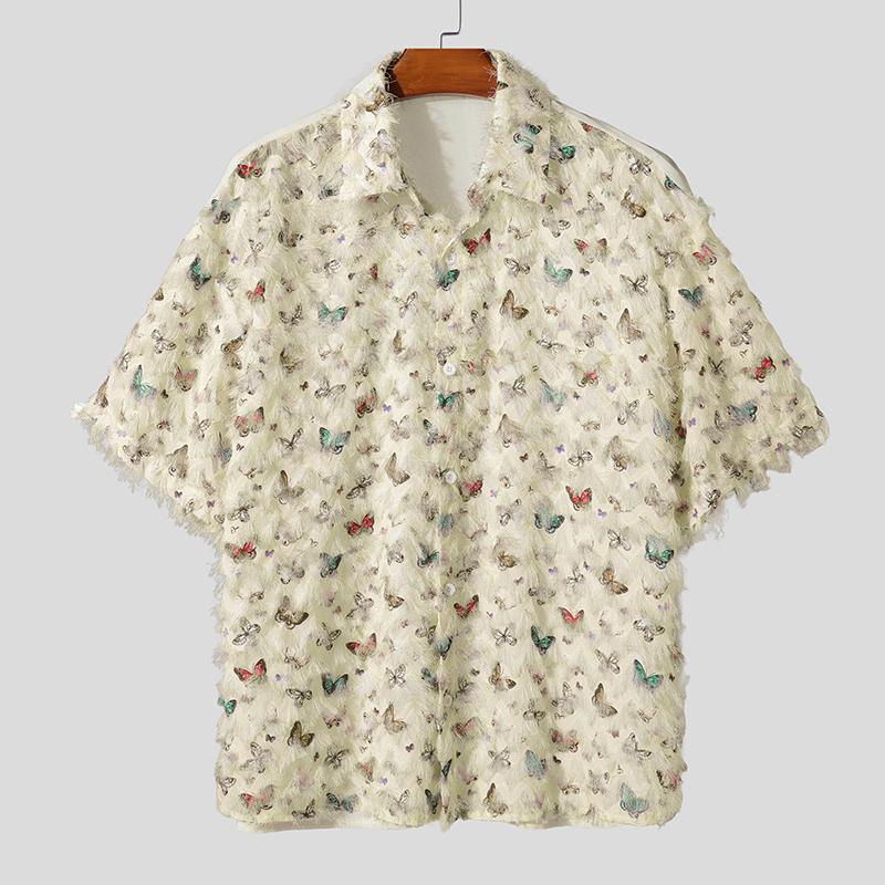 INCERUN Men Lapel Short Sleeve Floral Print Tassel Patchwork See Through Shirts S-XXXXXL 4XL абрикосовый
INCERUN Men Lapel Short Sleeve Floral Print Tassel Patchwork See Through Shirts S-XXXXXL 4XL абрикосовый