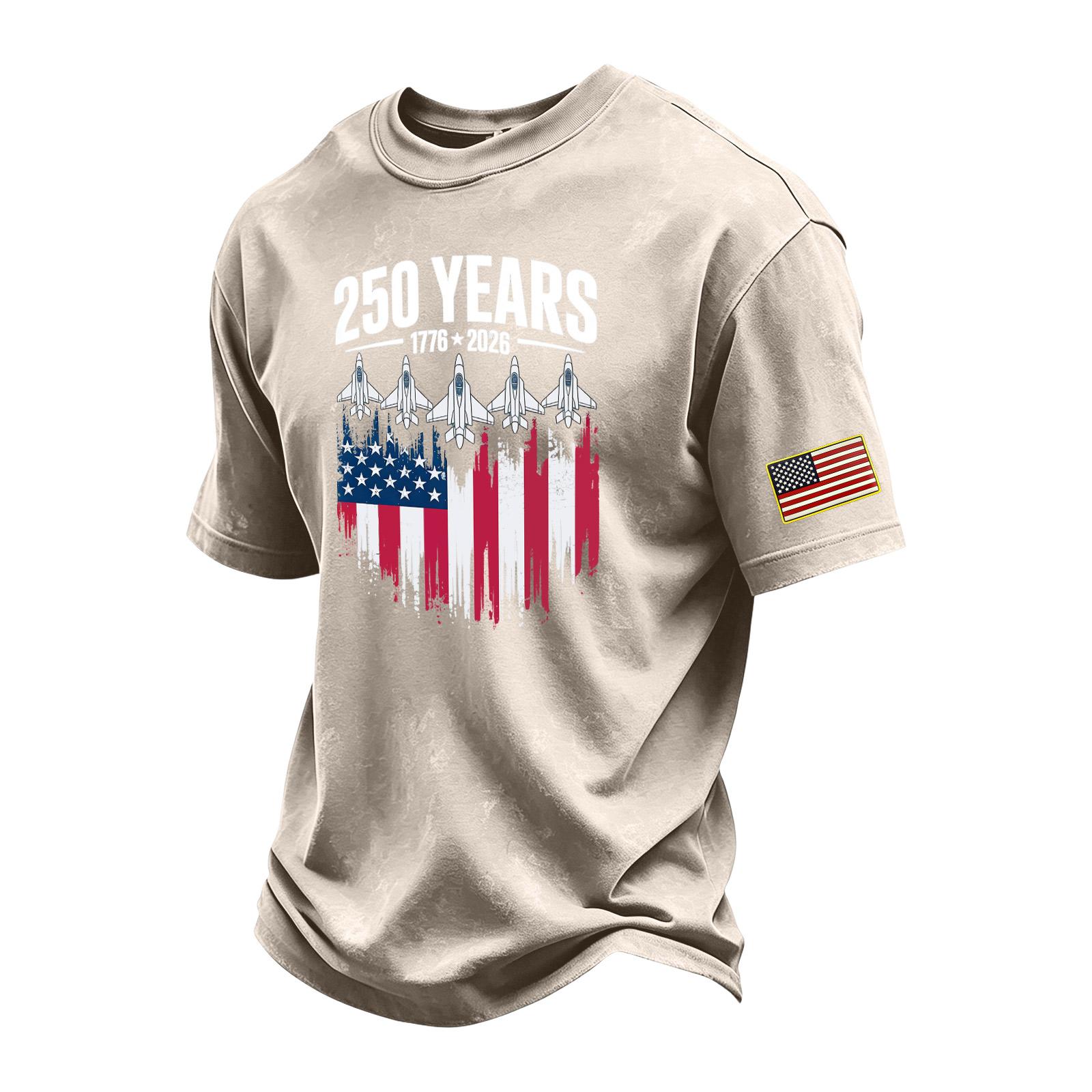 Men’s Vintage Crew Neck Short Sleeve T Shirt with 250 Years Graphic Print and Flag Patch Comfortable Regular Fit Top XXXXXL хакі
Men’s Vintage Crew Neck Short Sleeve T Shirt with 250 Years Graphic Print and Flag Patch Comfortable Regular Fit Top XXXXXL хакі