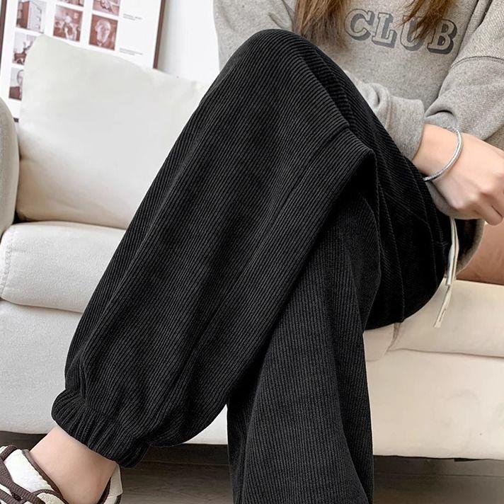 European Cotton Velvet Women s Joggers: 145cm Small Size, Autumn Corduroy Cropped Lantern Pants XS (70-80 jin)
European Cotton Velvet Women s Joggers: 145cm Small Size, Autumn Corduroy Cropped Lantern Pants XS (70-80 jin)