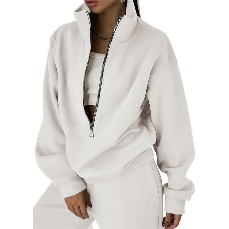 Women s 2 Piece Tracksuit Half Zip Stand Collar Sweatshirt & Pants Set Casual Sportswear XXXL білий
Women s 2 Piece Tracksuit Half Zip Stand Collar Sweatshirt & Pants Set Casual Sportswear XXXL білий