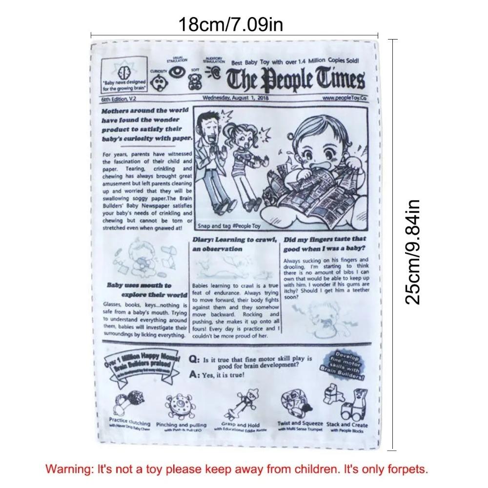 1pc Tearproof Squeaky Dog Toy - Simulated Newspaper, Teeth Resistant Interactive Toy for Corgi/Teddy/Puppy
1pc Tearproof Squeaky Dog Toy - Simulated Newspaper, Teeth Resistant Interactive Toy for Corgi/Teddy/Puppy