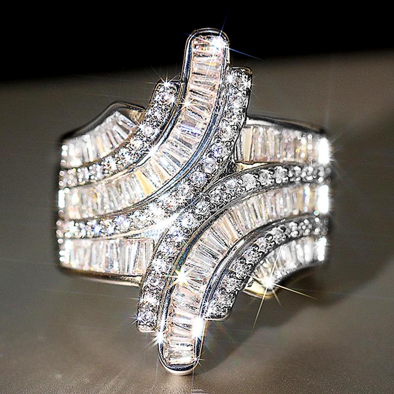 Huitan New Stylish Lady Gorgeous Finger Ring Wedding Party Zircon with Bright Zirconia Luxury Trendy Accessories for Engagement 6
Huitan New Stylish Lady Gorgeous Finger Ring Wedding Party Zircon with Bright Zirconia Luxury Trendy Accessories for Engagement 6
