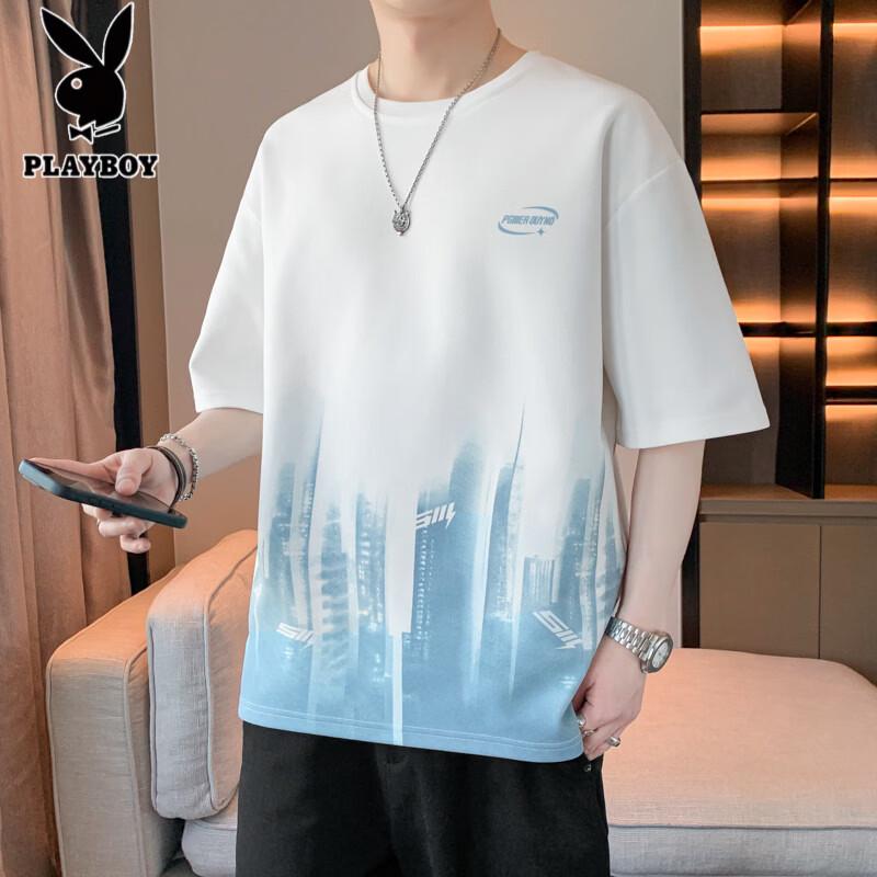Playboy Men s Ice-Feel Printed Short Sleeve T-Shirt M
Playboy Men s Ice-Feel Printed Short Sleeve T-Shirt M