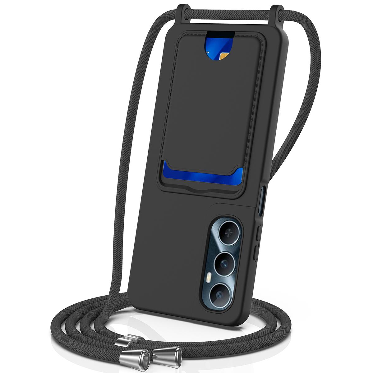 For Realme C65 4G Case Liquid Silicone Card Holder Back Phone Cover with Lanyard A
For Realme C65 4G Case Liquid Silicone Card Holder Back Phone Cover with Lanyard A