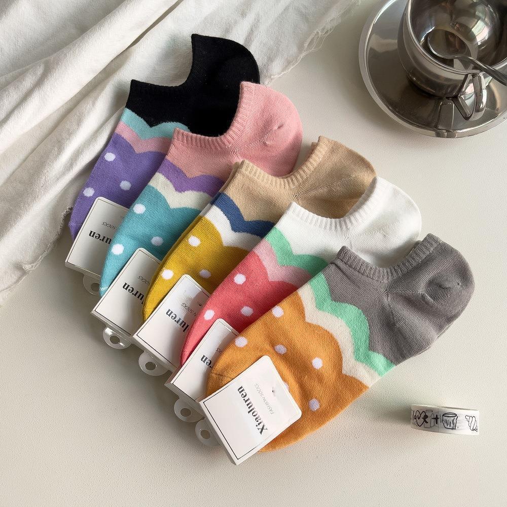 Korean Style Women s Colorful Floral No-Show Cotton Socks - Cute Spring/Summer Low-Cut, Age-Reducing Design One size
Korean Style Women s Colorful Floral No-Show Cotton Socks - Cute Spring/Summer Low-Cut, Age-Reducing Design One size