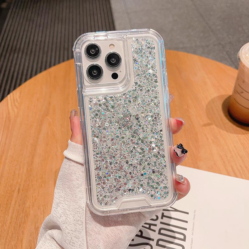 New Model for IP15 Series Mobile Phone Case Three-in-one Glue White Glitter Model All Available For iPhone 15 Ultra
New Model for IP15 Series Mobile Phone Case Three-in-one Glue White Glitter Model All Available For iPhone 15 Ultra