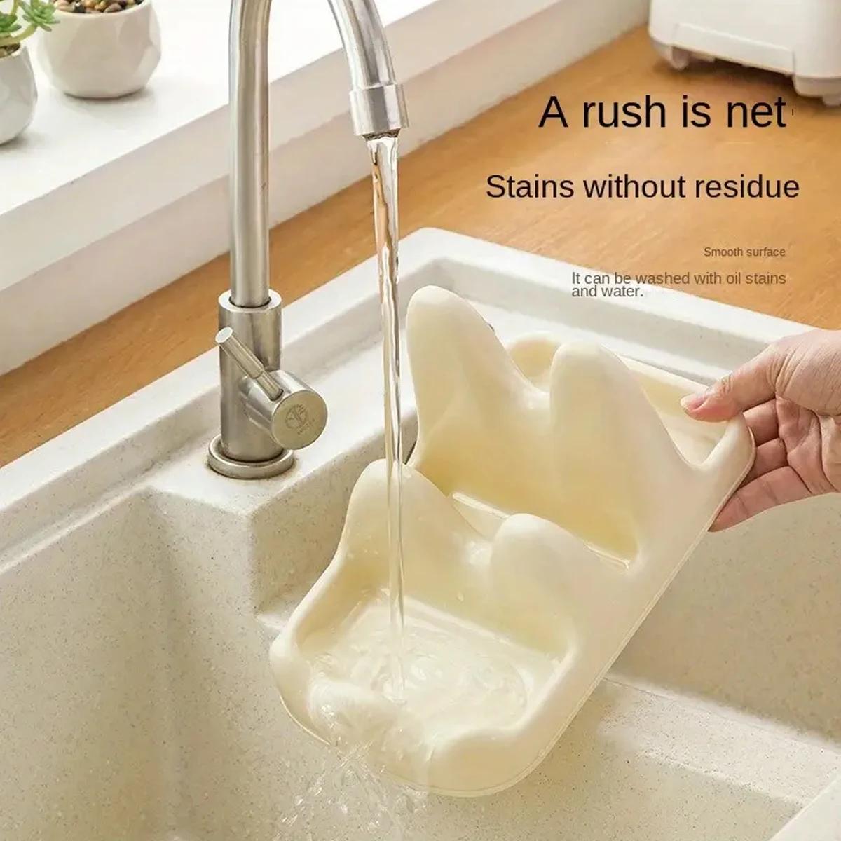 1pc Multifunctional Pot Lid and Spatula Holder - Plastic Tiered Shelf Multipurpose Countertop Organizer for Kitchen Storage
1pc Multifunctional Pot Lid and Spatula Holder - Plastic Tiered Shelf Multipurpose Countertop Organizer for Kitchen Storage