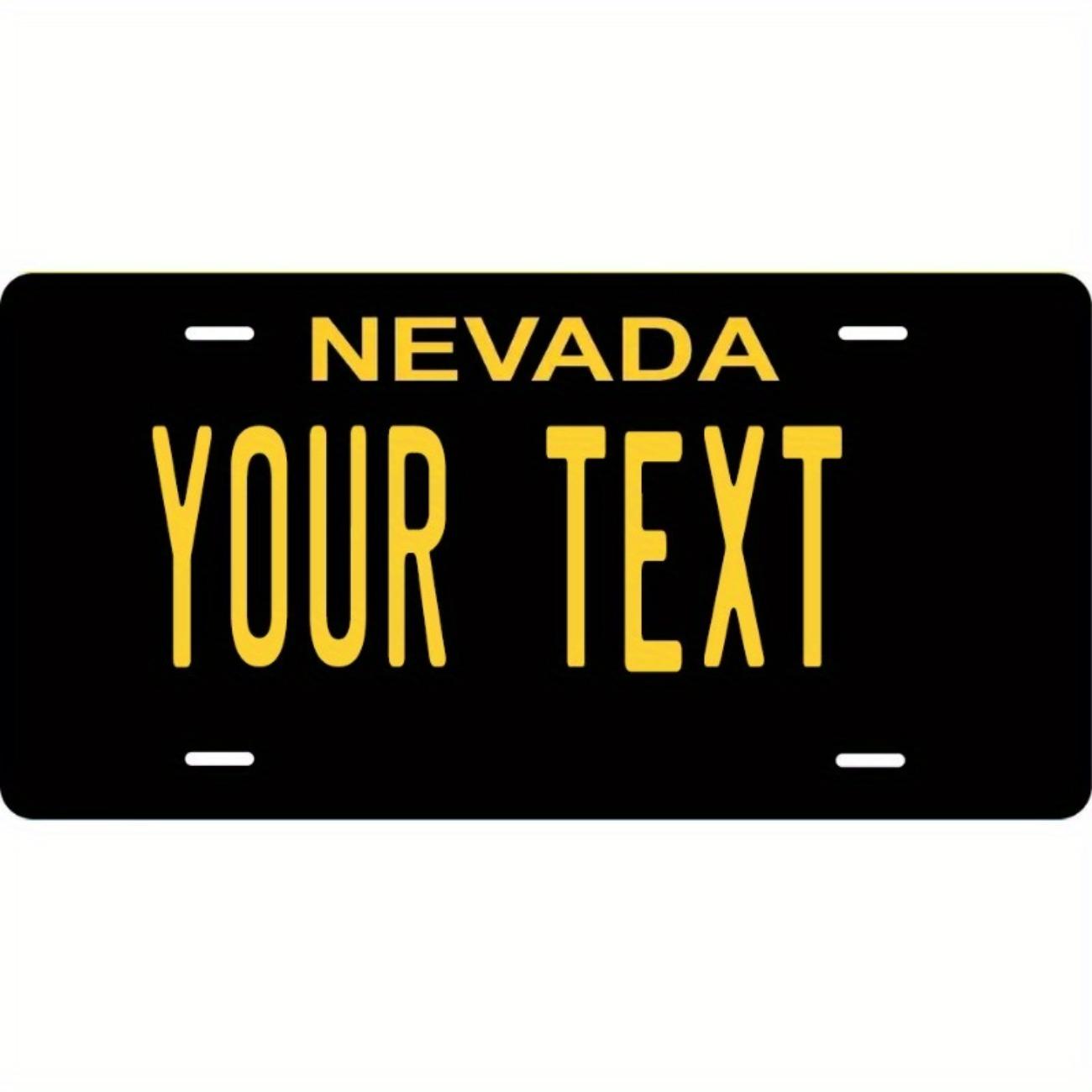12x6 Nevada Custom License Plate Personalized Text Sports Theme Novelty Metal Wall Decor чорний
12x6 Nevada Custom License Plate Personalized Text Sports Theme Novelty Metal Wall Decor чорний