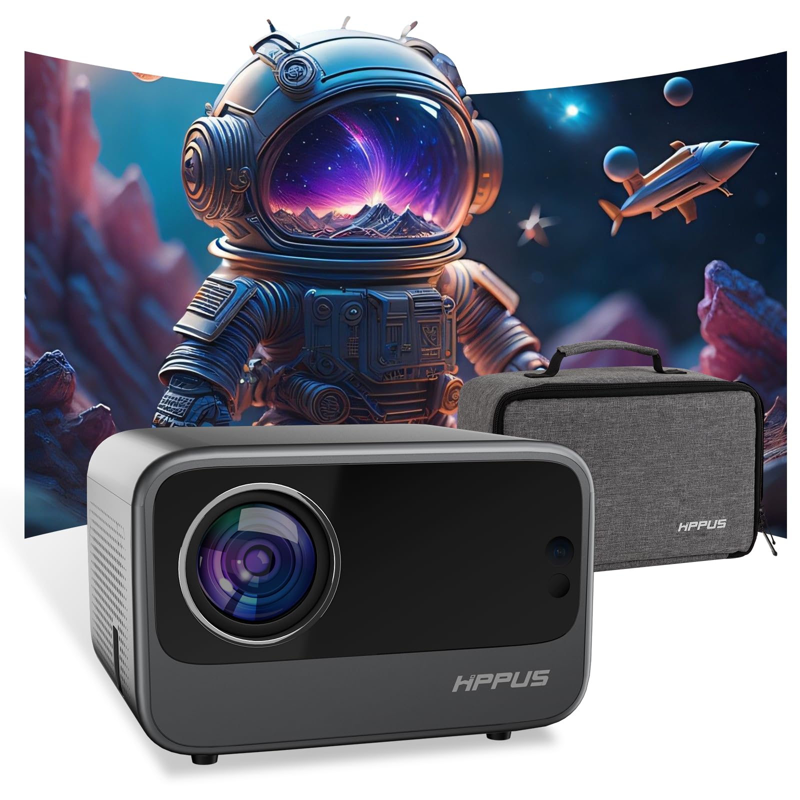 HIPPUS Projector Ceiling Projection Focus Keystone 700ANSI Screen Frame and Automatic Obstacle WIFI 6 Bluetooth Real 1080P 4K Compatible for Home Use чорний
HIPPUS Projector Ceiling Projection Focus Keystone 700ANSI Screen Frame and Automatic Obstacle WIFI 6 Bluetooth Real 1080P 4K Compatible for Home Use чорний