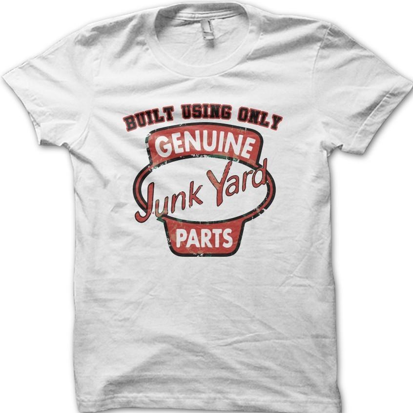Built Using Genuine Junk Yard Part Vintage Biker Motorcycle Classic T-Shirt 6074 S
Built Using Genuine Junk Yard Part Vintage Biker Motorcycle Classic T-Shirt 6074 S