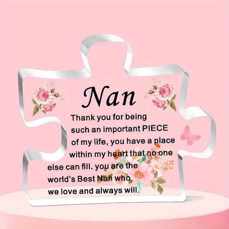 Nan Gifts for Bithday Christmas Mothers Day Best Nan Gifts from Grand Acrylic Piece чистый
Nan Gifts for Bithday Christmas Mothers Day Best Nan Gifts from Grand Acrylic Piece чистый