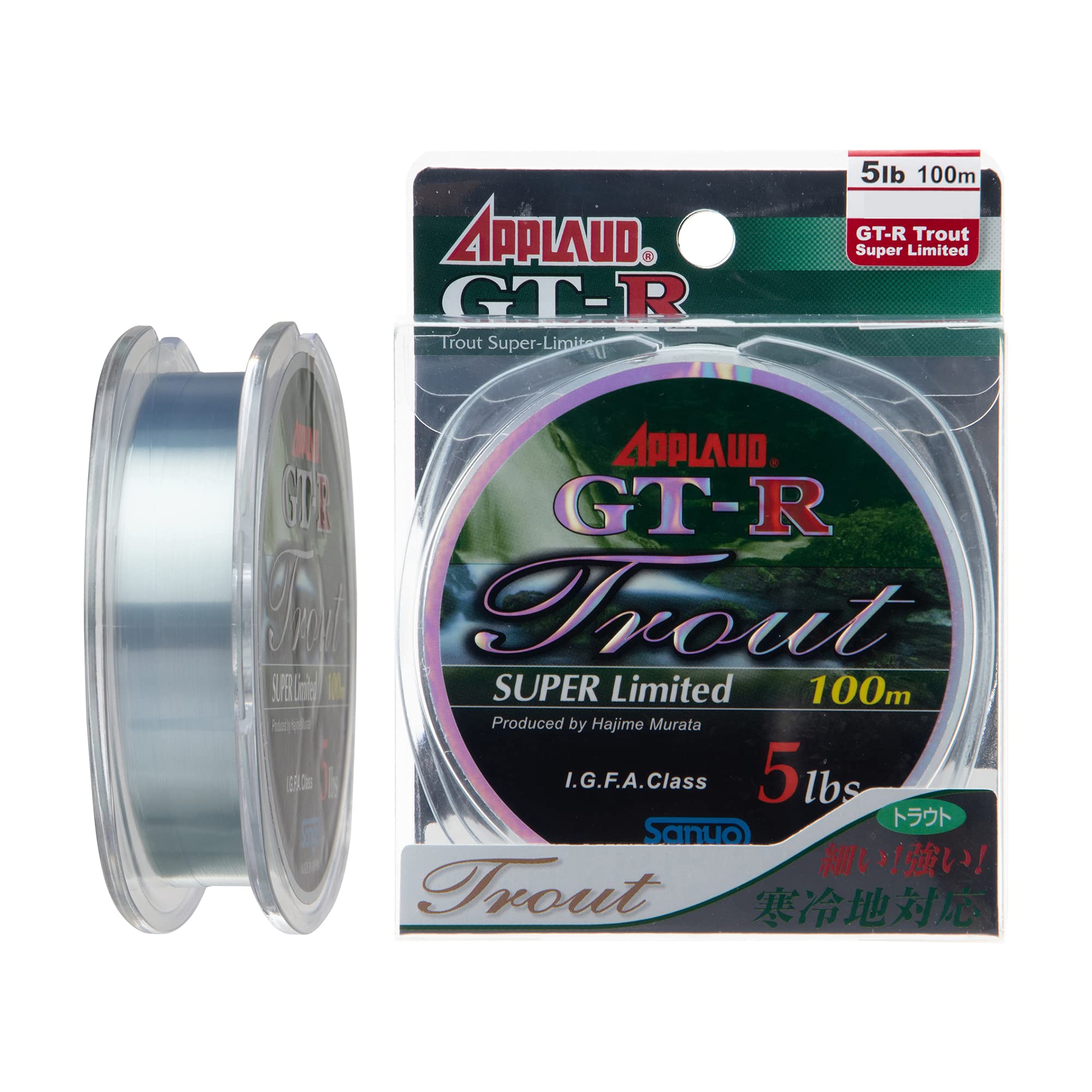 Sanyo Nylon Nylon Line, Approved GT-R Trout Super Limited, 100m, 0.75, 3.5lb, Camouflage Color Leaf Silver
Sanyo Nylon Nylon Line, Approved GT-R Trout Super Limited, 100m, 0.75, 3.5lb, Camouflage Color Leaf Silver