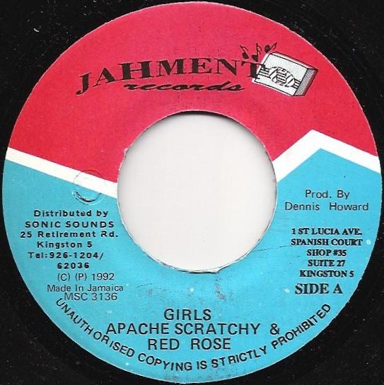 7inch Record APACHE SCRATCHY ANTHONY RED ROSE Girls MSC3136 Jahmento Record 1992 Jamaica Reggae Ska Dub Used
7inch Record APACHE SCRATCHY ANTHONY RED ROSE Girls MSC3136 Jahmento Record 1992 Jamaica Reggae Ska Dub Used