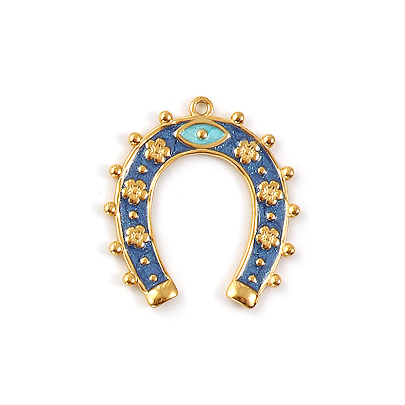 1 PC 304 Stainless Steel West Cowboy Charms 18K Gold Plated Enamel Luck Horseshoe Pendants For DIY Necklace Keychains Making
1 PC 304 Stainless Steel West Cowboy Charms 18K Gold Plated Enamel Luck Horseshoe Pendants For DIY Necklace Keychains Making