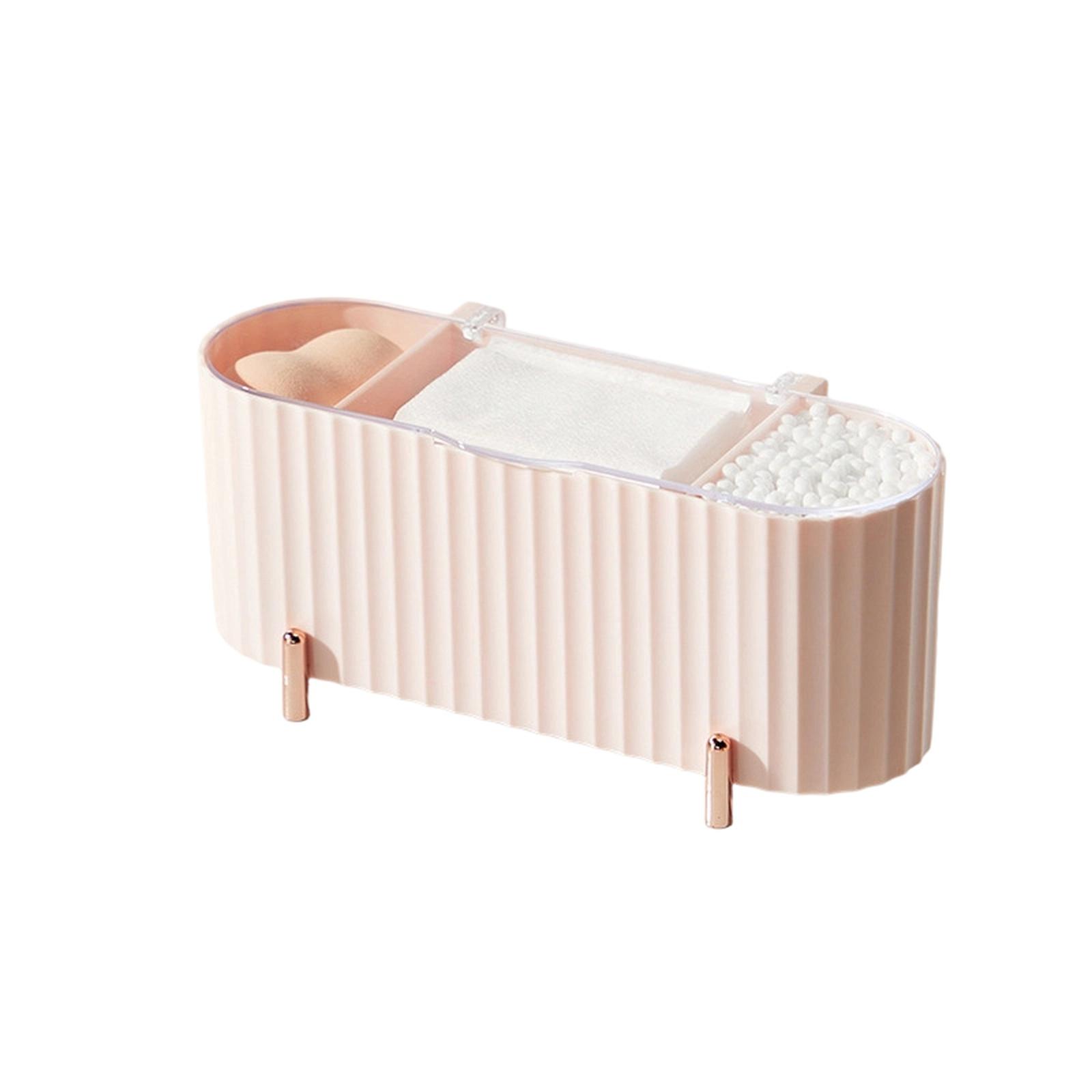 Bathroom Storage Box with Lid Transparent Makeup Cotton Pad Organizer Beauty Sponge Holder Multifunctional Cosmetic Storage Container one size розовый
Bathroom Storage Box with Lid Transparent Makeup Cotton Pad Organizer Beauty Sponge Holder Multifunctional Cosmetic Storage Container one size розовый