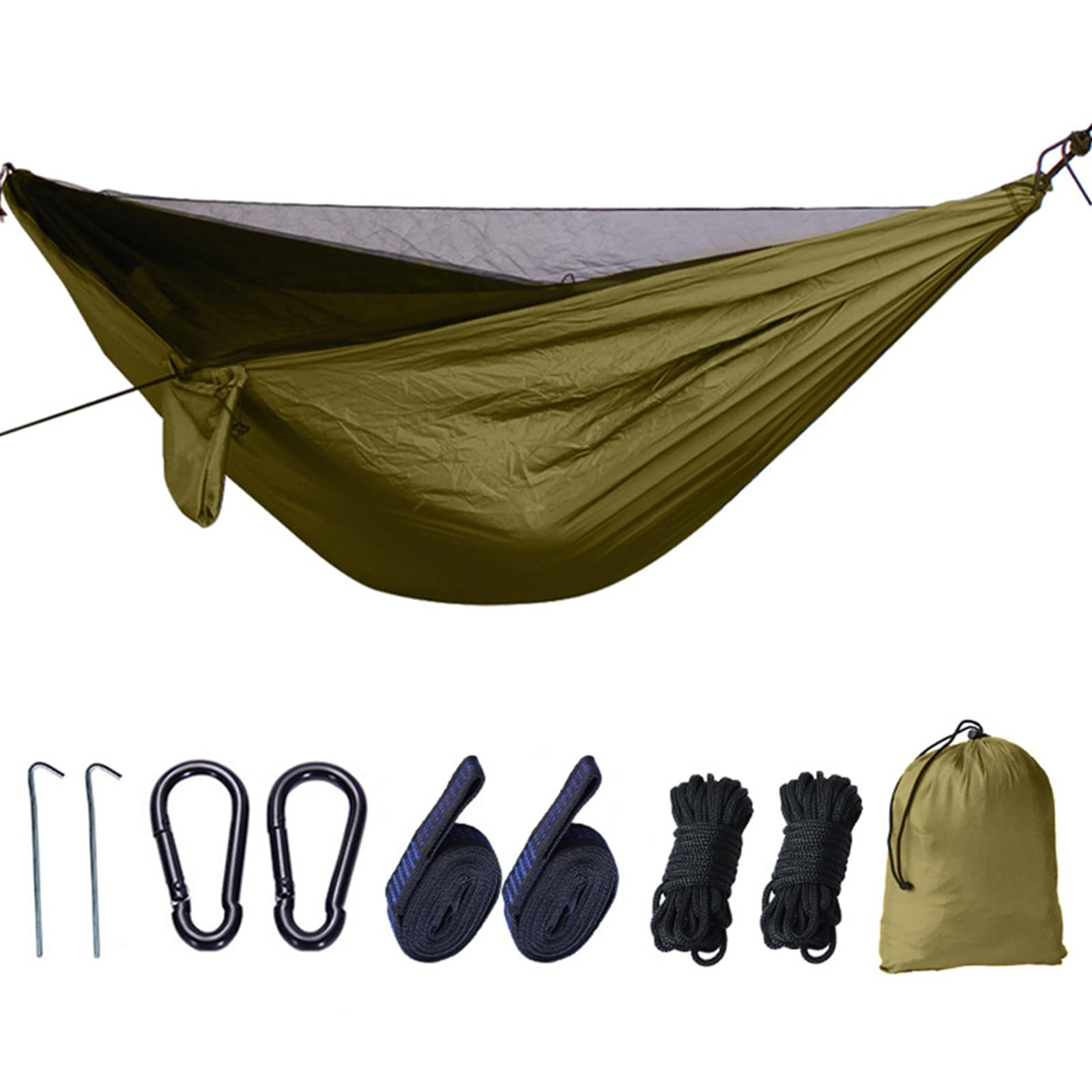 LKCCTK Hammock with Mosquito Insect Solo Storage Bag Included Net, 4-Piece Set, Protection, Breathable, Comfortable, Camping, Camping, Mountaineering, зелений
LKCCTK Hammock with Mosquito Insect Solo Storage Bag Included Net, 4-Piece Set, Protection, Breathable, Comfortable, Camping, Camping, Mountaineering, зелений