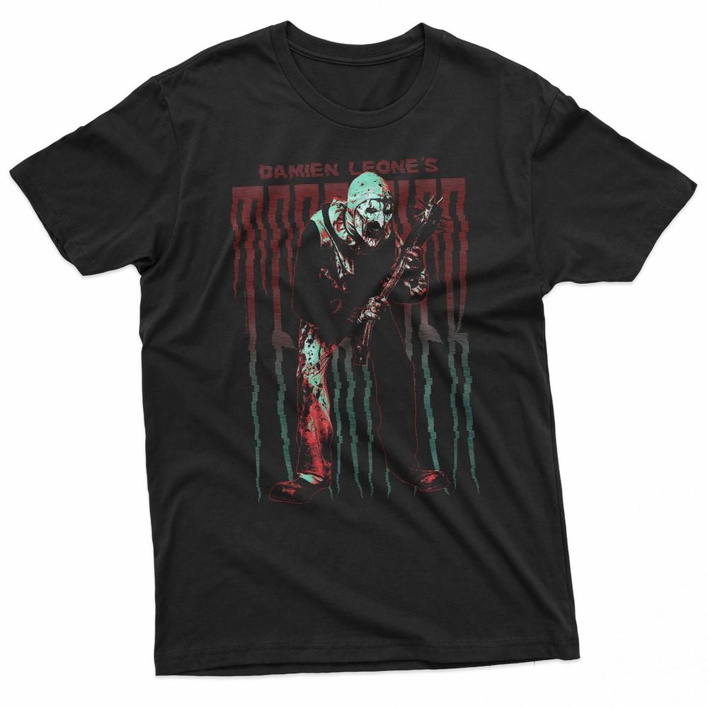Terrifier Stretched Out Logo With Art The Clown Horror Movie TShirt Unisex T-Shirt XXXL
Terrifier Stretched Out Logo With Art The Clown Horror Movie TShirt Unisex T-Shirt XXXL