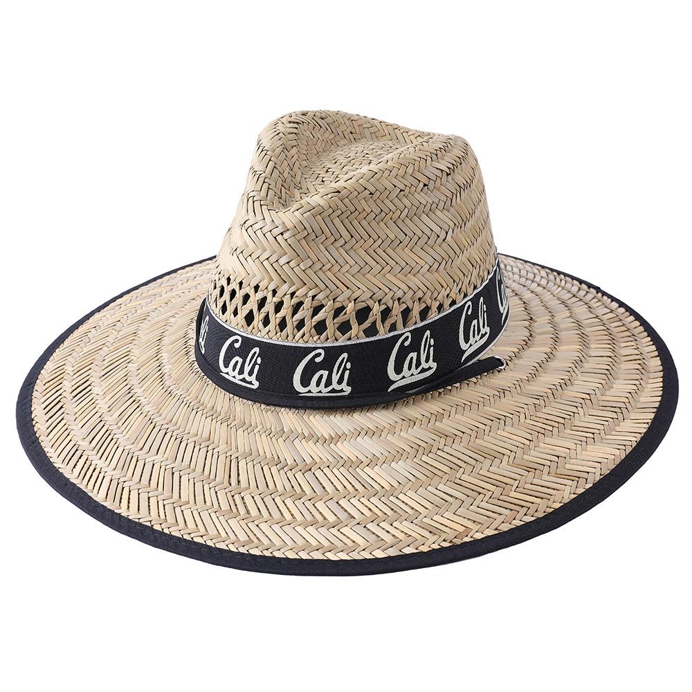 New Popular Tied Rope Lifeguard Hat Summer Sun Straw Hat Ladies Big Eaves Vacation Beach Panama Hats 58-60CM
New Popular Tied Rope Lifeguard Hat Summer Sun Straw Hat Ladies Big Eaves Vacation Beach Panama Hats 58-60CM