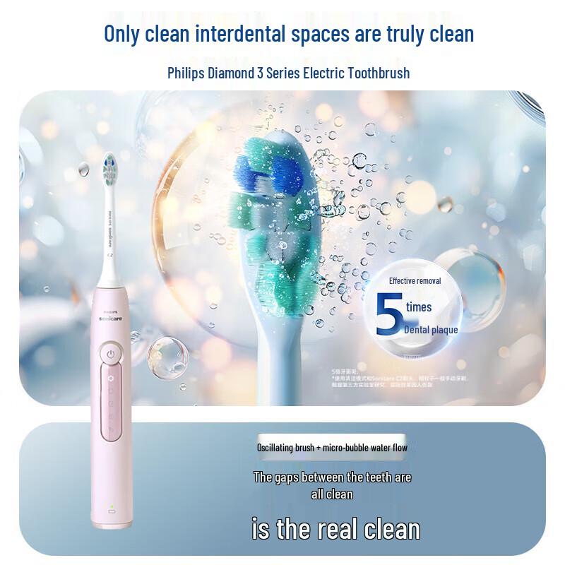 Philips DiamondClean 3 Series Sonic Electric Toothbrush
Philips DiamondClean 3 Series Sonic Electric Toothbrush