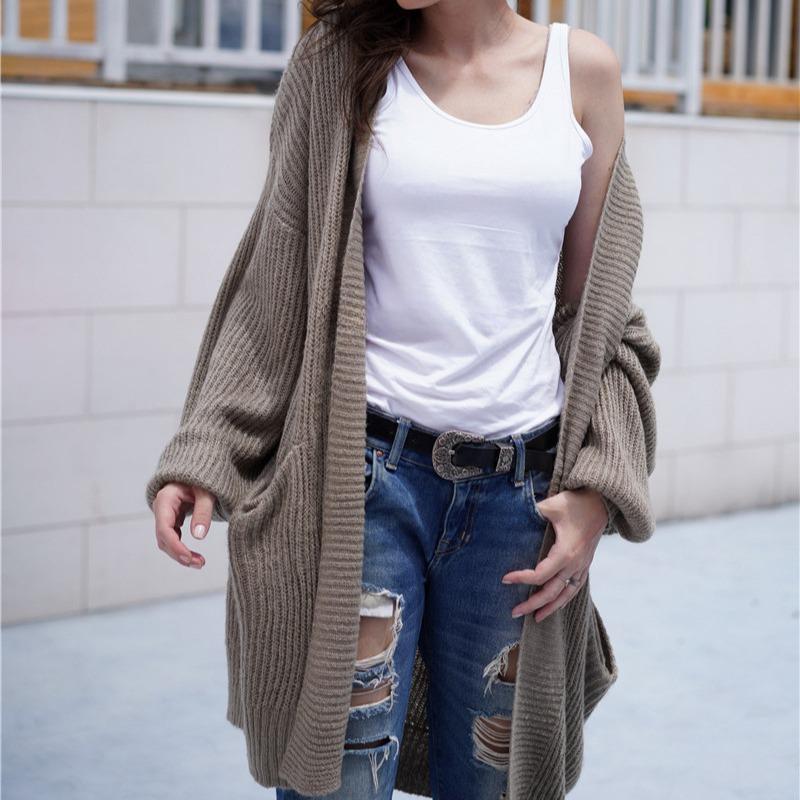 IHUASU Женский осенне-зимний свободный кардиган для поездок на работу, трикотажная одежда, свободная модная куртка с круглым вырезом, свитер XL зеленые хаки
IHUASU Женский осенне-зимний свободный кардиган для поездок на работу, трикотажная одежда, свободная модная куртка с круглым вырезом, свитер XL зеленые хаки