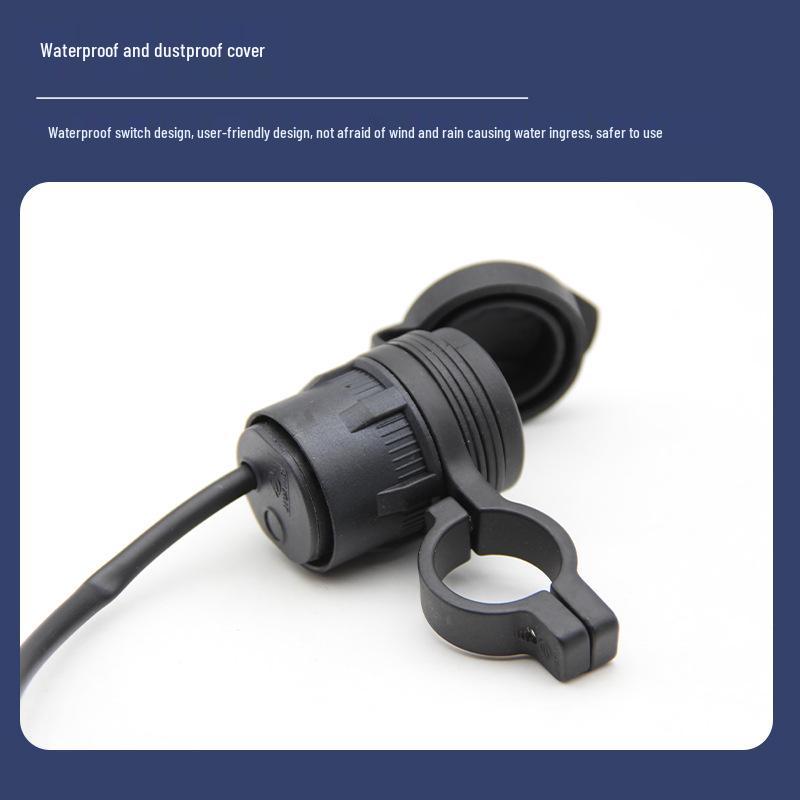 Universal Motorcycle/Scooter USB Charger Handlebar Mount 1.5A, 9.5-30V 2.2
Universal Motorcycle/Scooter USB Charger Handlebar Mount 1.5A, 9.5-30V 2.2